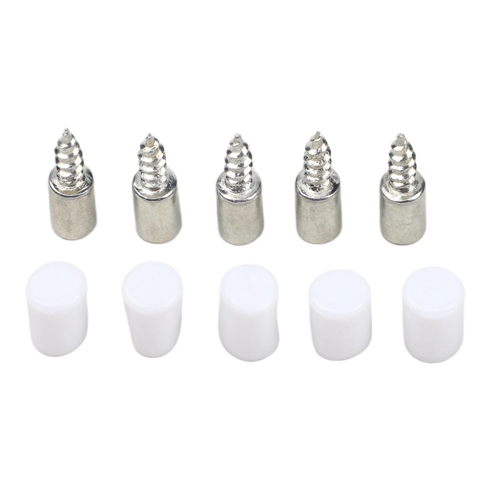 Set of 30 Metal Shelf Bracket Screws for Universal Use