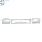Front Bumper for RAM 2500 3500 (2019–2024) Black/Chrome Steel with Fog Holes
