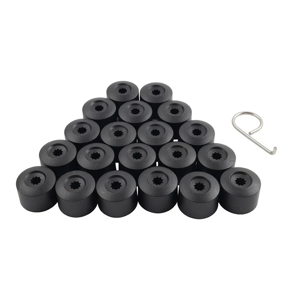 20 x 17mm Wheel Lug Nut Bolt Covers for Volkswagen Golf, Passat, Beetle