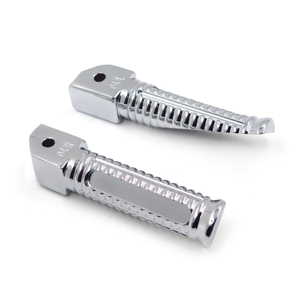 Chrome Racing Foot Pegs for Kawasaki ZX-6R 636RR ZZR 750 1100 1200 10R