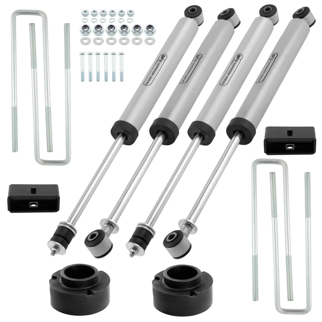 2.5" Lift Kit w/ Nitrogen-Filled Shocks for Dodge Ram 1500 4WD 1994-2001
