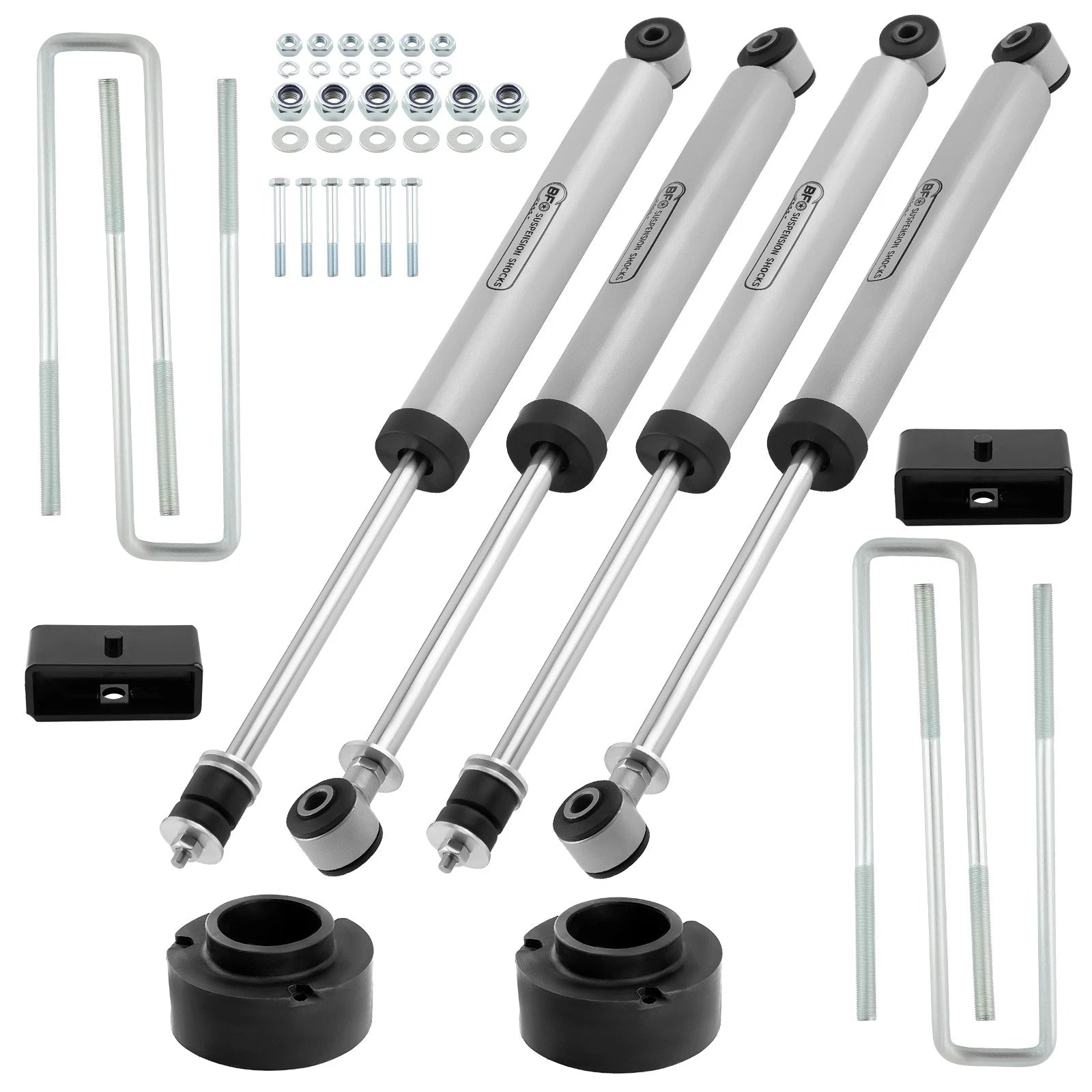 2.5" Lift Kit w/ Nitrogen-Filled Shocks for Dodge Ram 1500 4WD 1994-2001