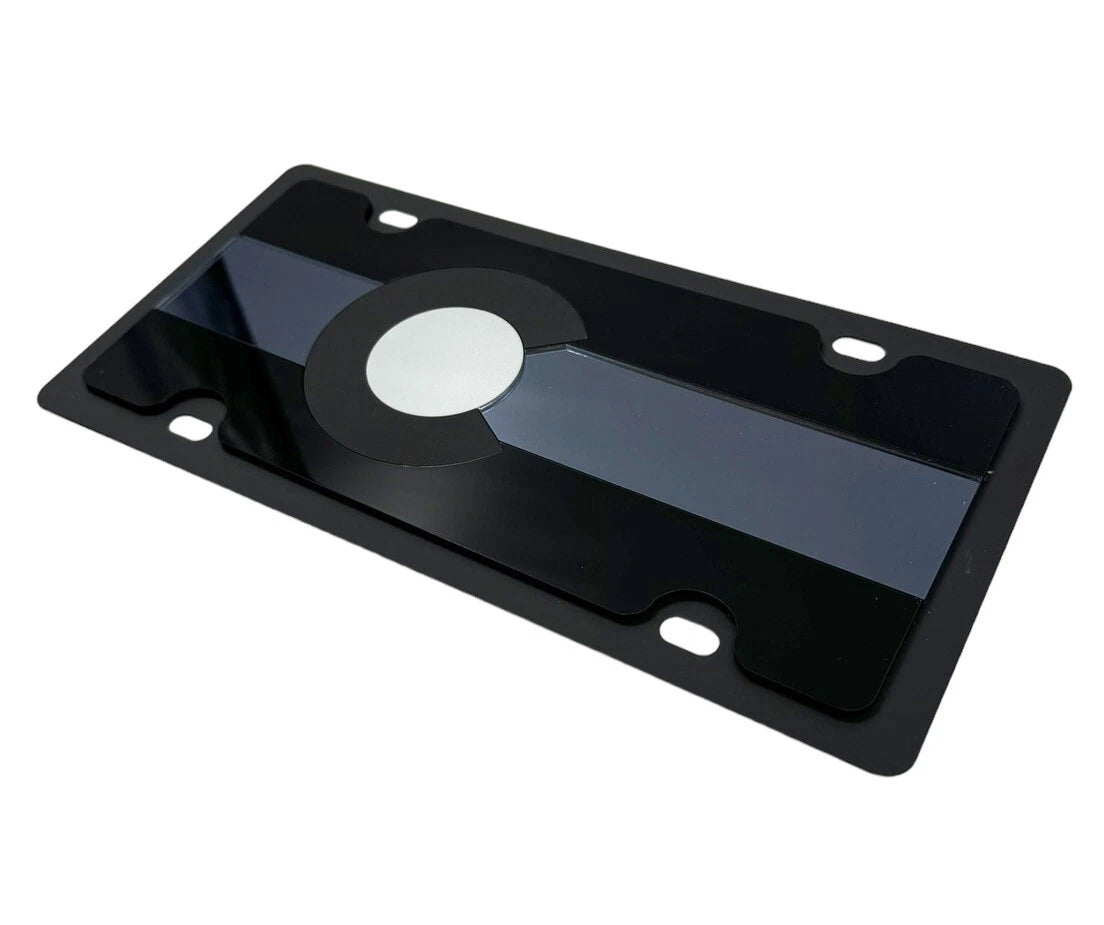 Premium Black License Plate Cover for Colorado (2012–2024)