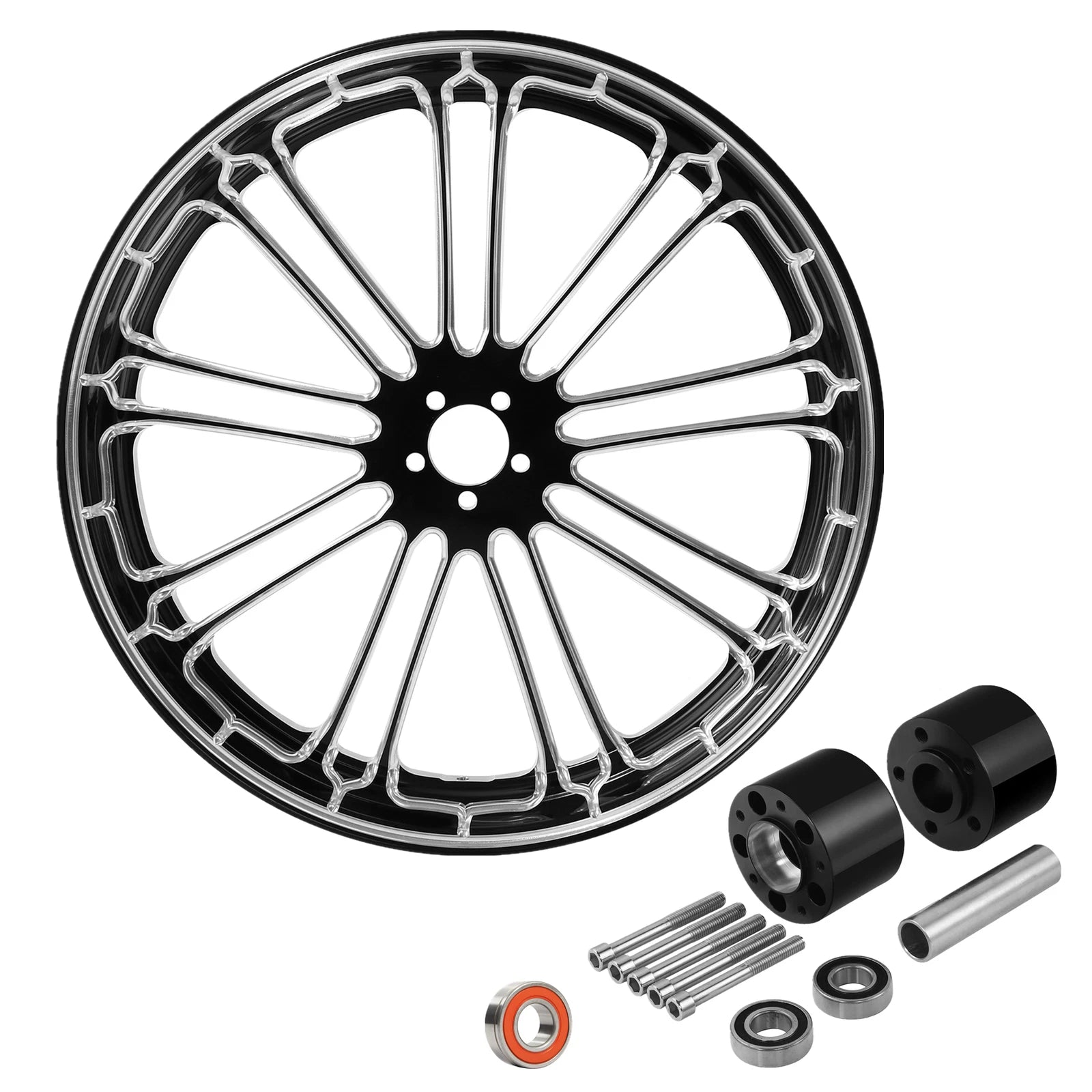21" Front Wheel Rim with Dual Disc Hub for Harley Electra Glide (2008–2025)