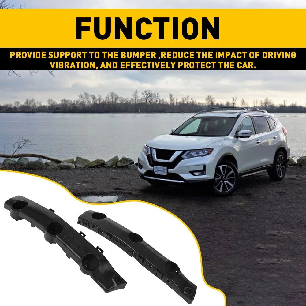 Set of 2 Bumper Bracket Supports for Nissan Rogue (2014–2019)