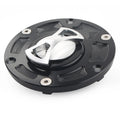 CNC Fuel Gas Tank Cap for Kawasaki Ninja 250R EX250 (2008–2012), EX300 (2013–2014) Silver