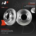 Rear Disc Brake Rotors & Ceramic Pads for Chevy Silverado 2500 (1999–2004)