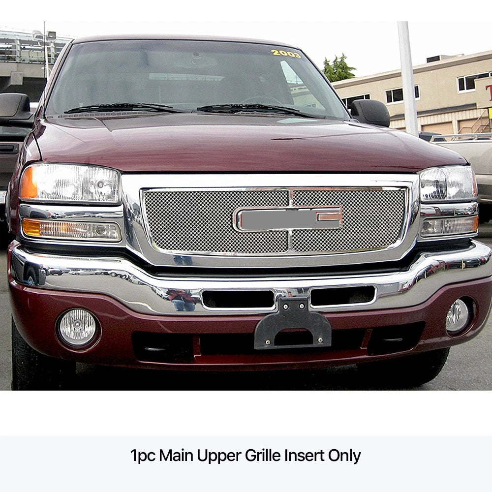Stainless Steel Mesh Grille Insert for GMC Sierra 1500/2500HD/3500 (2003-2006)