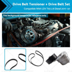 Drive Belt Tensioner + Drive Belt Set for LDV T60 2.8 Diesel (2017–on)