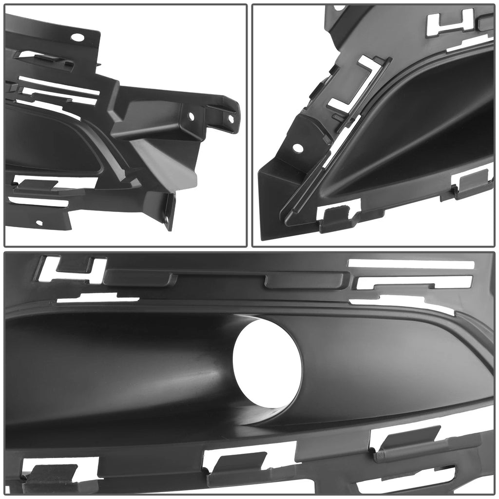 Fog Light Bezel for Chrysler 200 (2015–2017) Right Black Factory Style