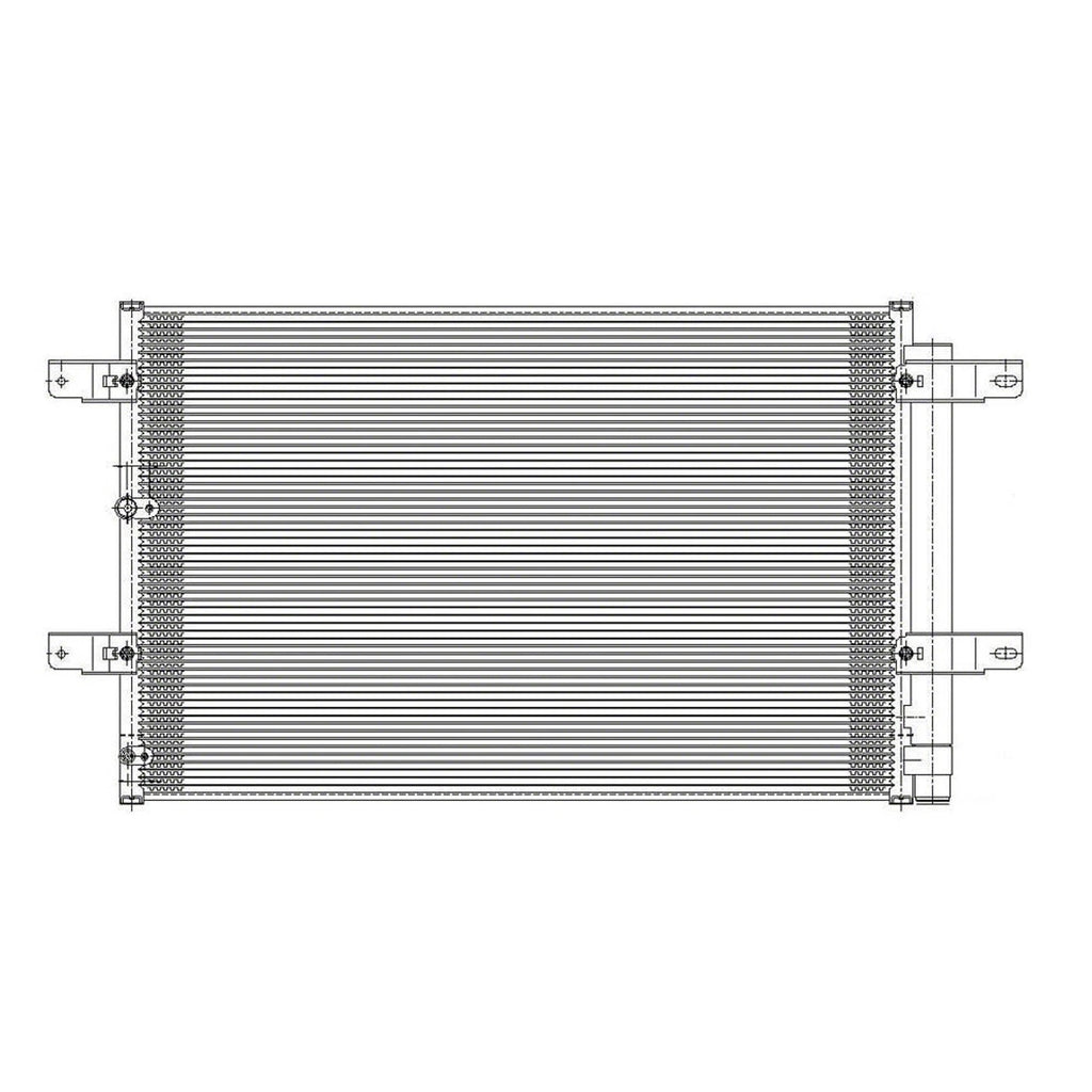 Replacement A/C Condenser Repair Part For 2007-2010 Ford Edge