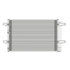 Replacement A/C Condenser Repair Part For 2007-2010 Ford Edge