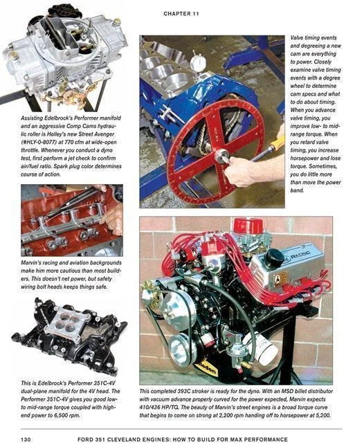 Performance Build Specs Book for Ford 351 Cleveland Engines (1969-1982)