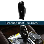 Gear Shift Knob Covers Decal for BMW 5/6/7 Series Black