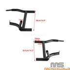 New Saddlebag Guard Crash Bar w/4 Tube Sliders for Harley Touring (2014-2023)
