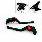 Long Brake Clutch Levers for Suzuki Hayabusa GSXR1300 (2008–2014) Black T9