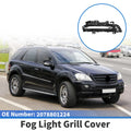Front Right Fog Light Grill for Mercedes-Benz (No. 2078801224) Silver Tone