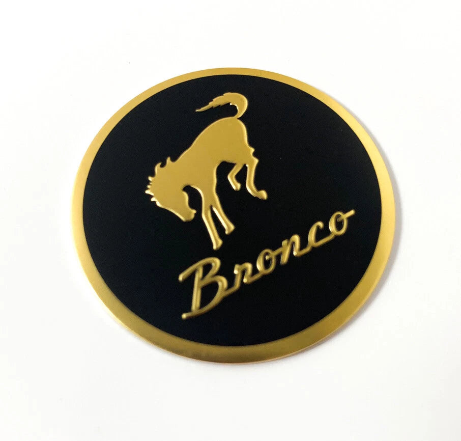 Steering Wheel Horn Button Insert Replacement Decal for Ford Bronco (1966–1977)