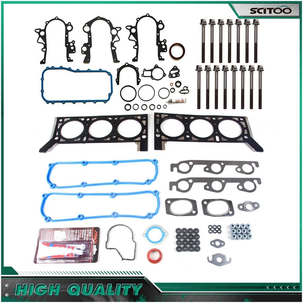 Full MLS Head Gasket Set w/Bolts for Chrysler Town & Country (2004–2007)