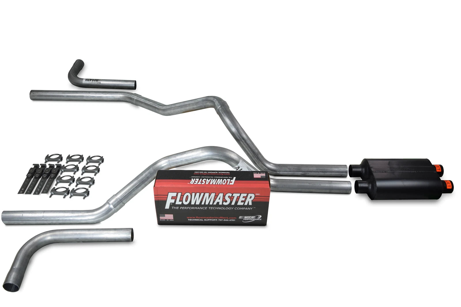 Dual Inlet Exhaust Kit for GM 2500 (2000–2006) - Flowmaster 40 Series