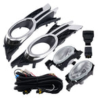Set of 4 Fog Lamps w/ Bezel, Wiring, Switch for Honda Odyssey (2014–2016) 33950TK8A11