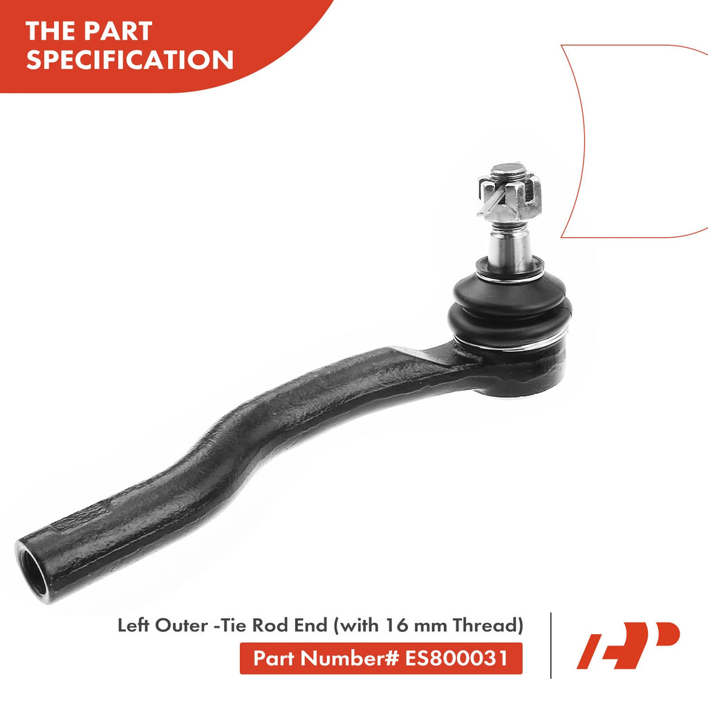 10x Front Control Arm with Ball Joint Tie Rod End for Nissan Titan Armada (2004–2023)