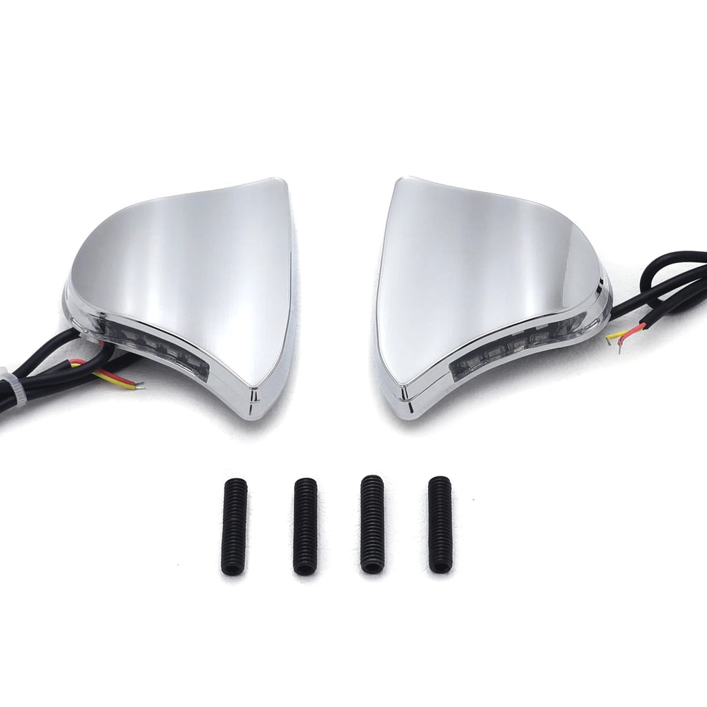 LED Rearview Mirror Base Plate for Yamaha YZF R1 R6 R1S R1M (2015–2023)