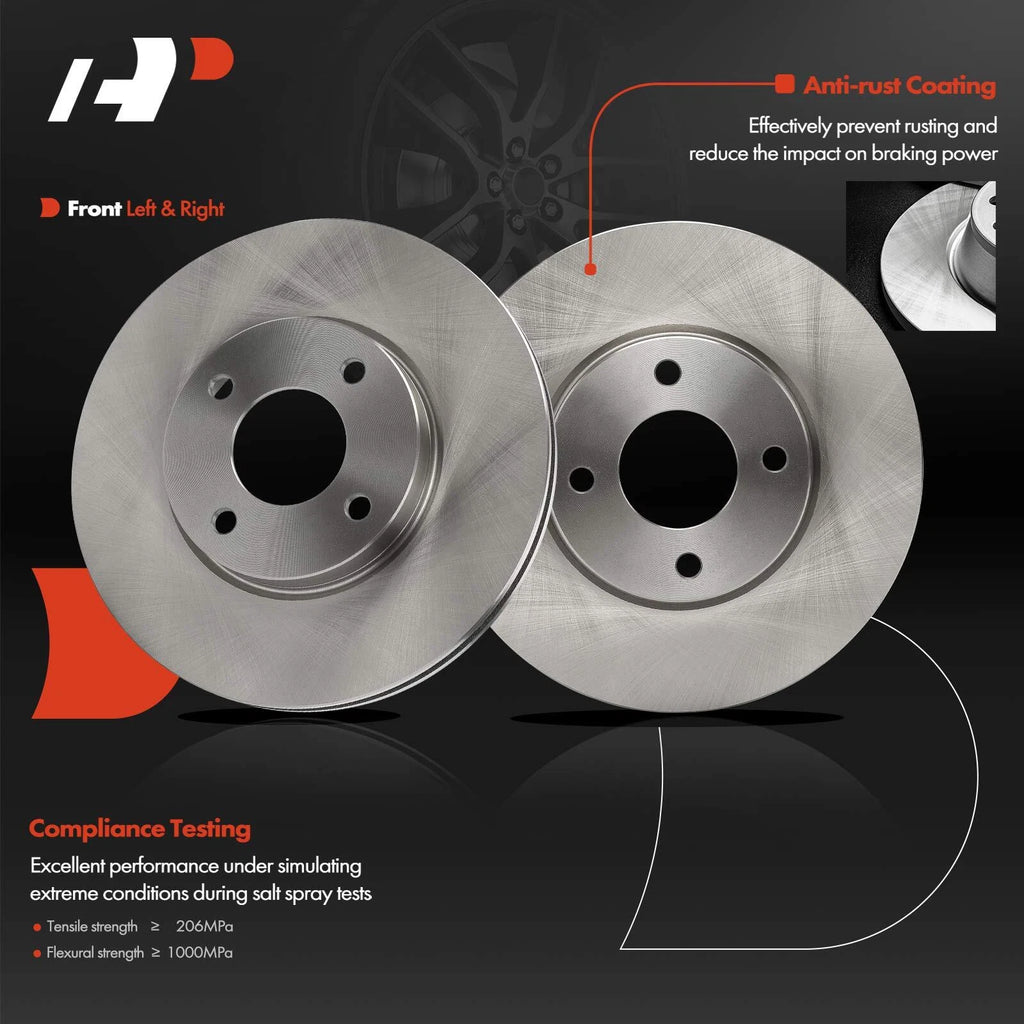 Front Disc Brake Rotor for Nissan Versa, Kicks (2020-2023)