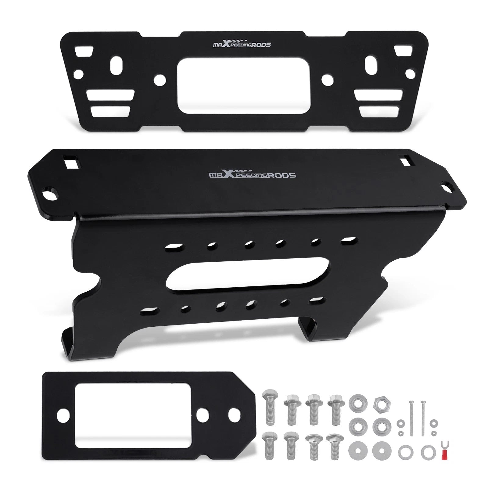 Winch Mount Plate Kit for 2013–2024 Polaris Ranger 1000 XP 4x4 UTV