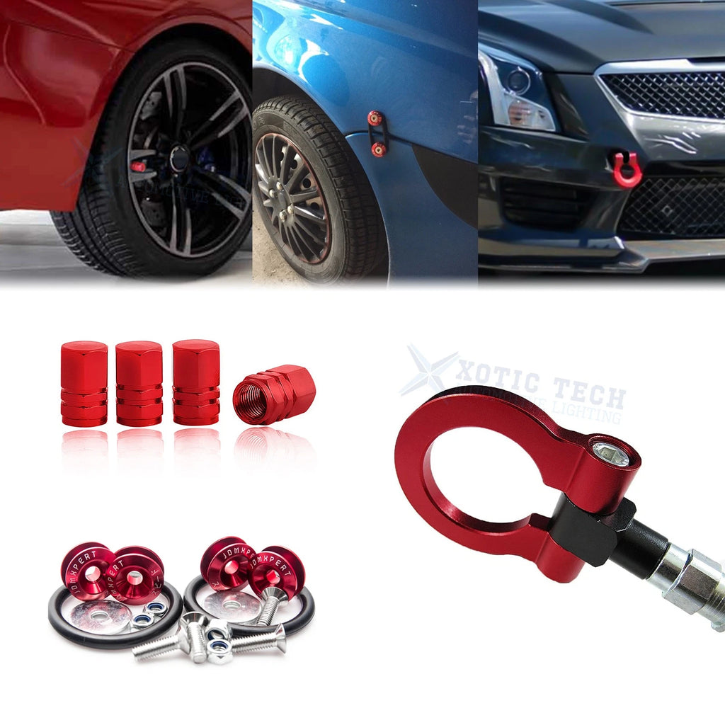 Tow Hook, Air Valve Caps & Trunk Release Fasteners for Mazda 3 6 (2014–2016)