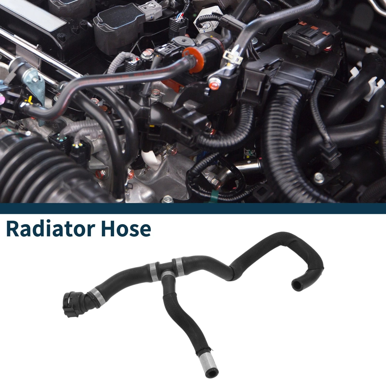 Radiator Hose Coolant Pipe for Audi A8 (2013–2014) 4H0819378E Rubber