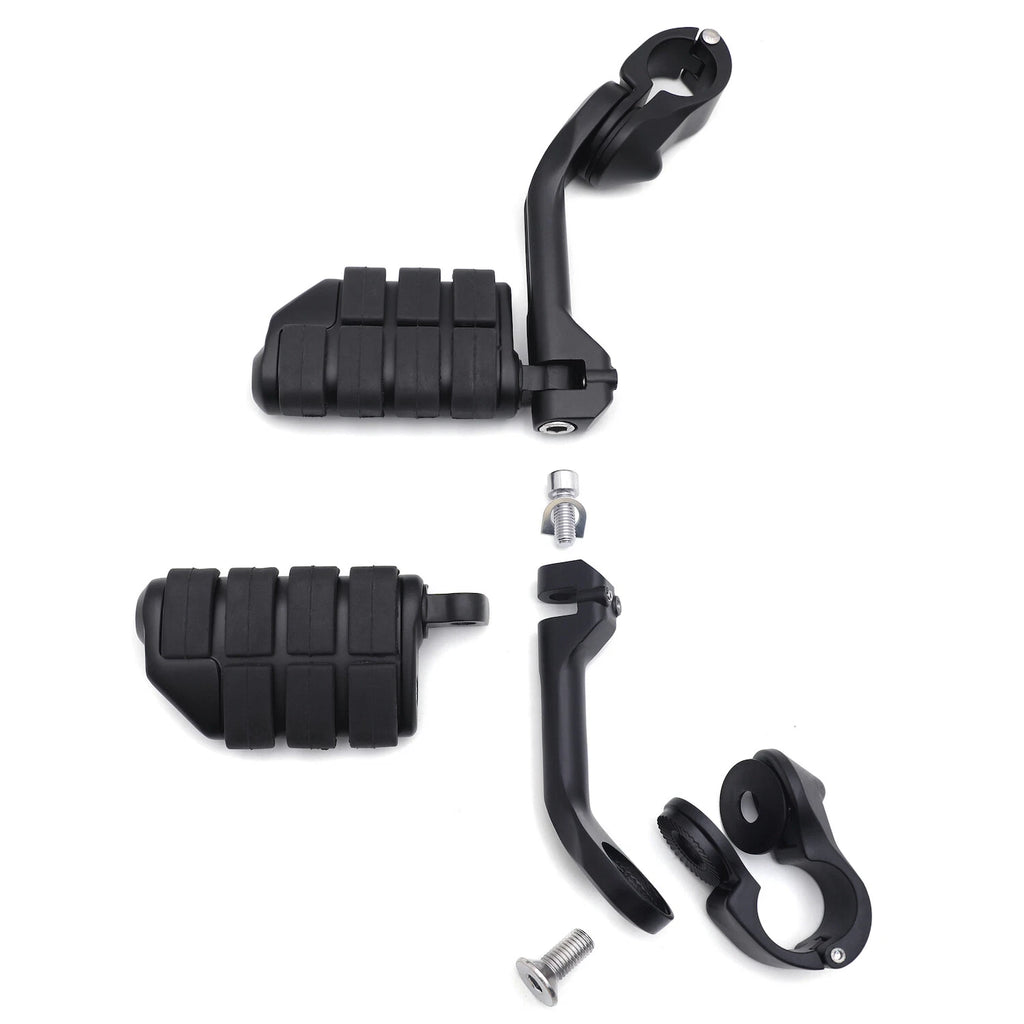 5" Foot Peg Kit for Honda Valkyrie 1800 (2004) - Black, 1.25" Engine Guard