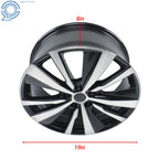 19" Machined Black Wheel for Nissan Altima (2019–2022) 62785