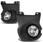 Front Bumper Fog Lights for Ford F150 (2011–2014) Chrome Housing w/ Bulbs & Bezels