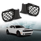Set of 2 Front Bumper Fog Light Covers for Dodge Challenger (2015–2023)