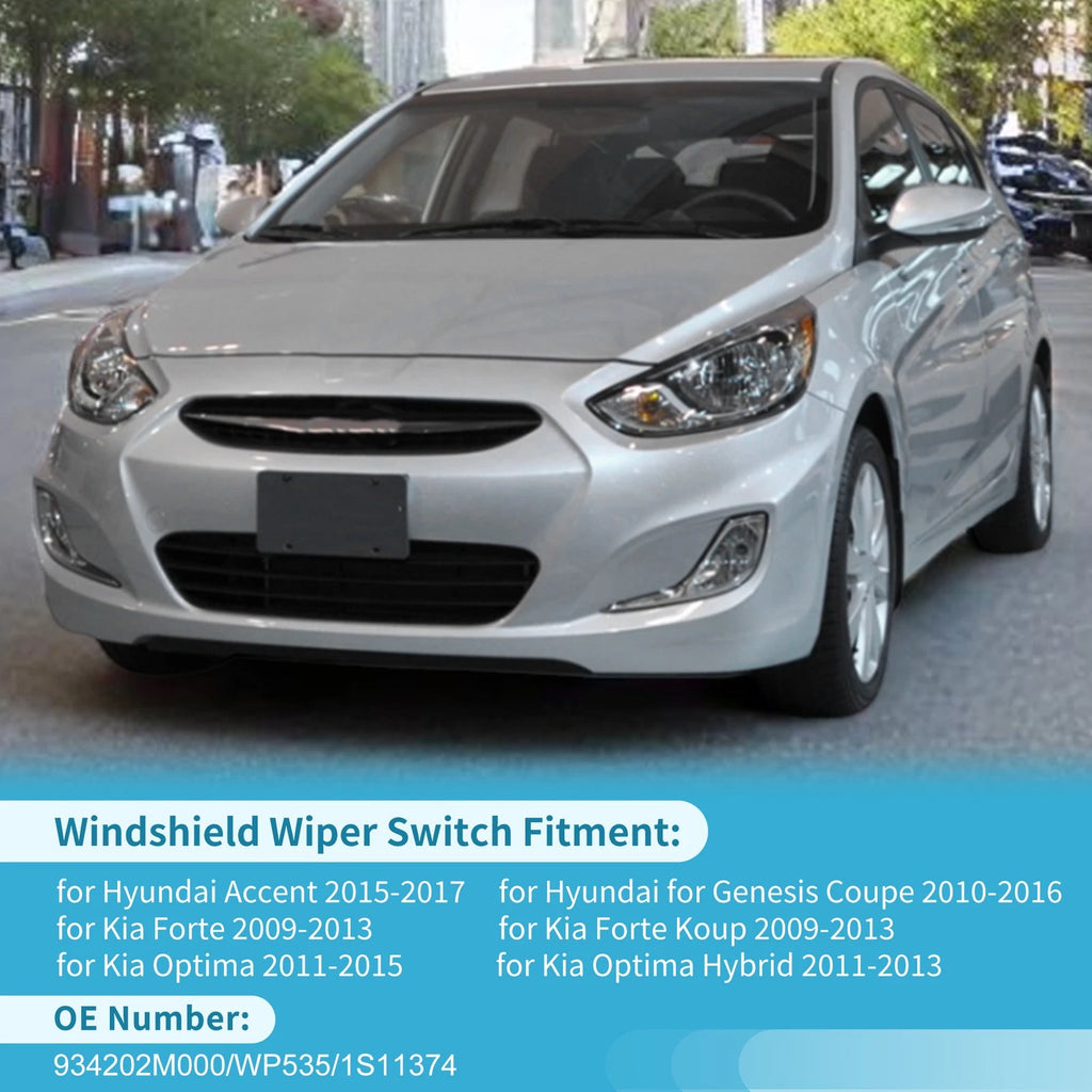 Windshield Wiper Switch for Hyundai Accent (2015) & Kia Forte/Optima (2015) No. 934202M000