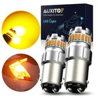 2X 1157 Amber Yellow LED Turn Signal Bulbs for