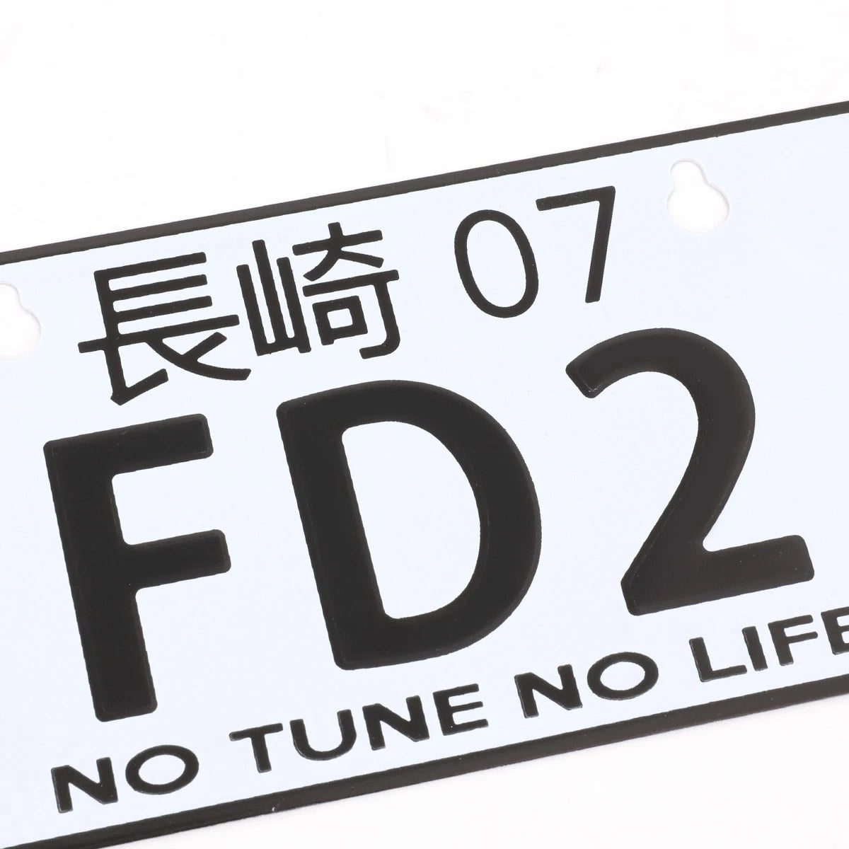 NRG Innovations Aluminum Mini License Plate for Nagasaki JDM (MP-001-FD2)