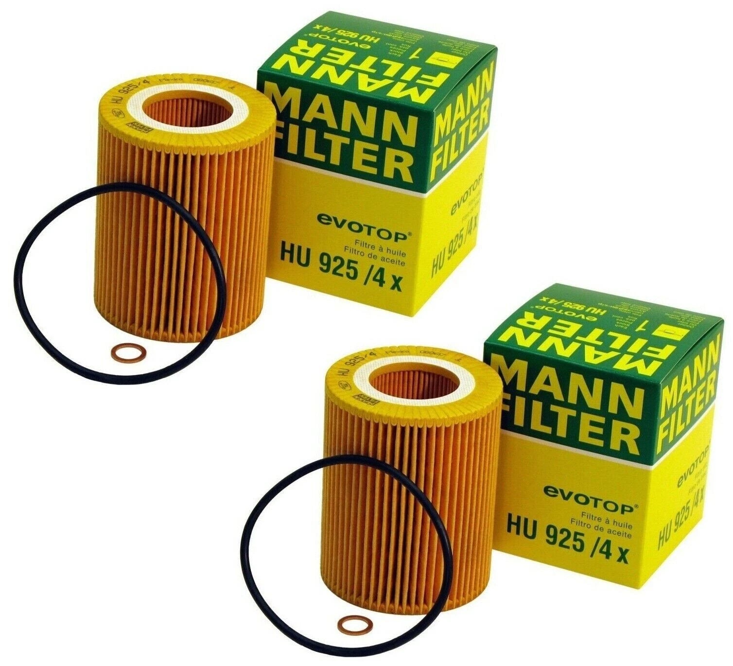 Set of 2 Engine Oil Filters for BMW E36 Z3 E39 E46 E60 E83