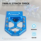 Brake Pedal Step Plate Tip Extension for Yamaha YFZ450R (2009–2023) #18P-27211-01-00 Blue