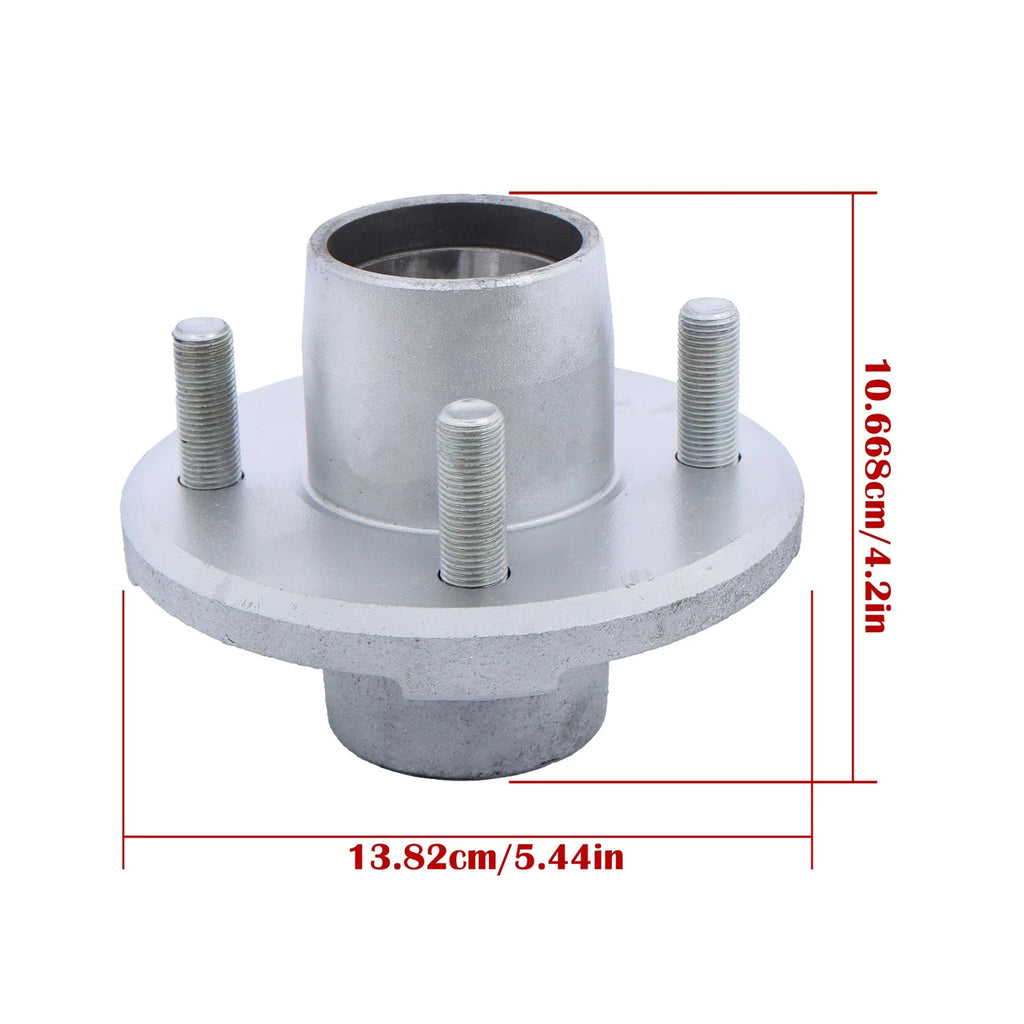 Set of 2 Trailer Axle Kits for 4 on 4" Bolt Idler (Fits Various Models)
