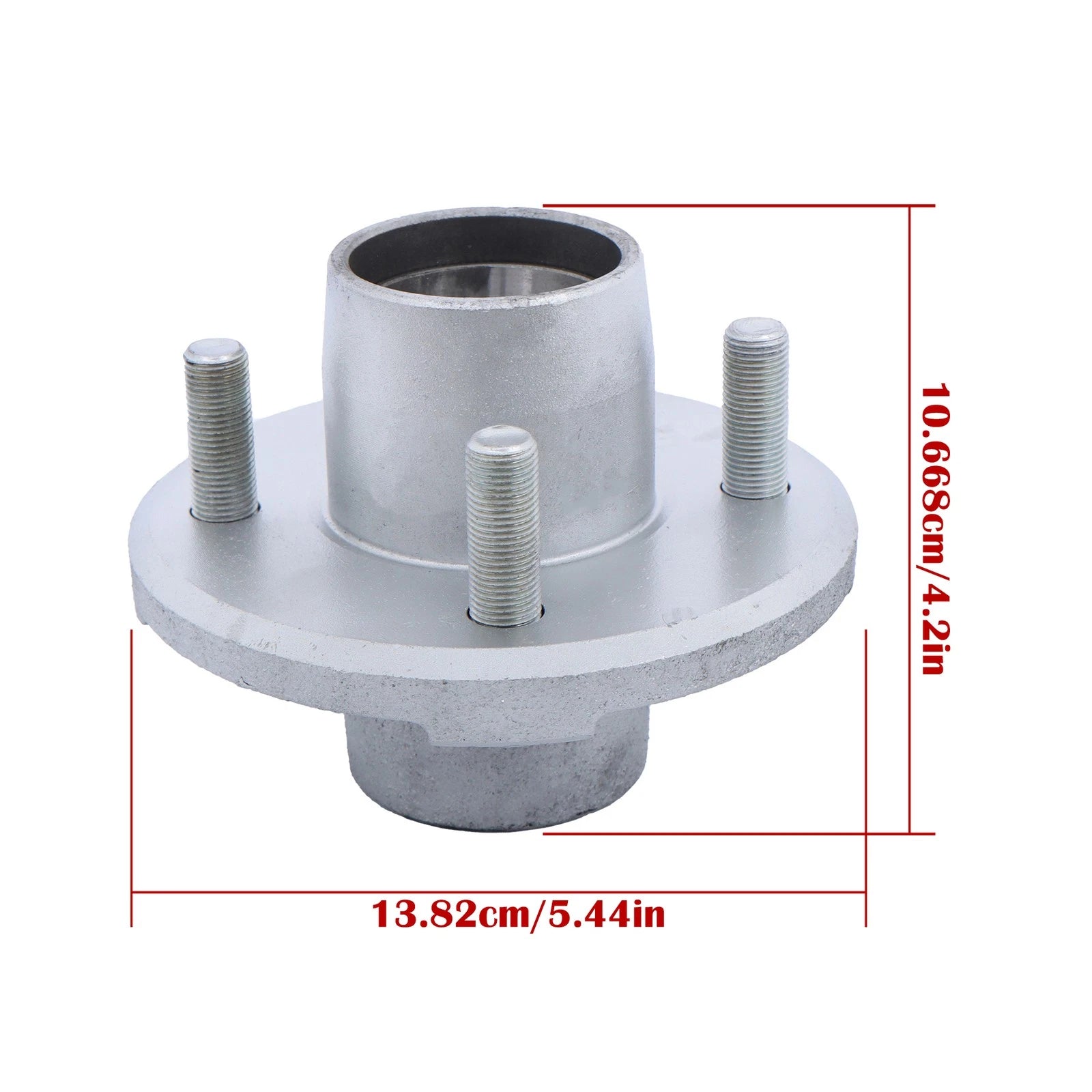 Set of 2 Trailer Axle Kits for 4 on 4" Bolt Idler (Fits Various Models)