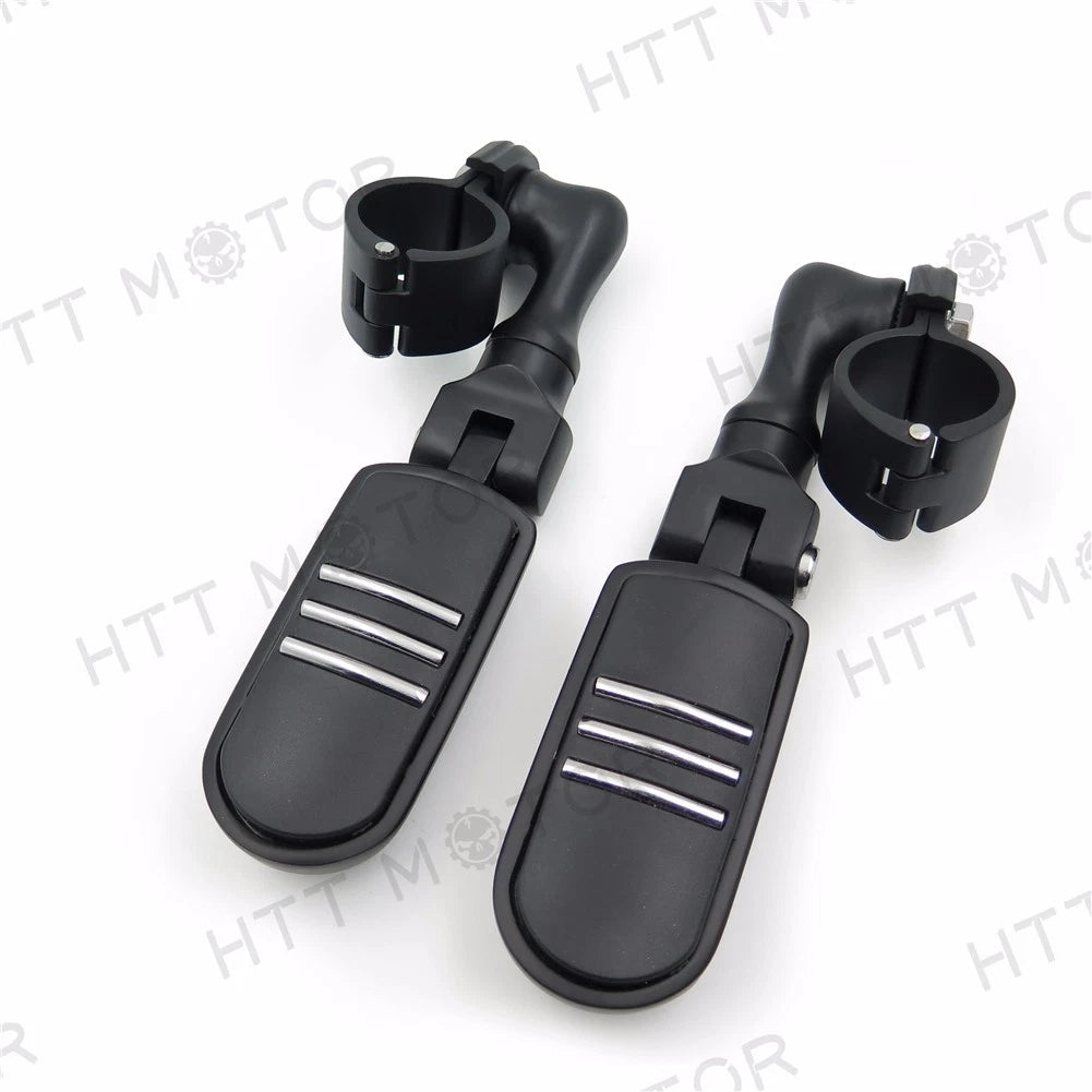 HTTMT Adjustable Foot Peg for Triumph Rocket (1.5", Black)