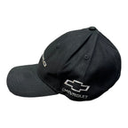 Licensed Camaro Hat Cap Black with Chrome Liquid Metal Logo for Chevrolet Camaro (1967–2025)