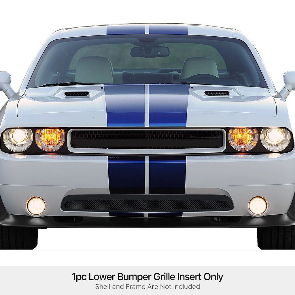 Stainless Black Mesh Grille Insert for Dodge Challenger (2011-2014)