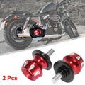 2 x M8x1.25 Red Motorcycle Swing Arm Spools for Honda & Suzuki