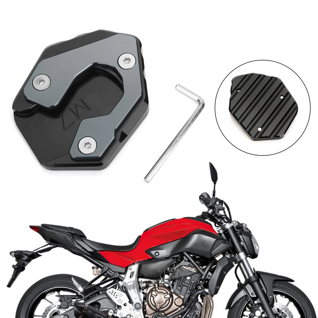 Side Stand Extension Kickstand Enlarger Plate for Yamaha MT-07 (2014–2023)