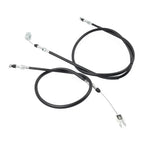 Left Right Rear Brake Cables for Kawasaki Mule 2500 2510 2520 (2005-2018)