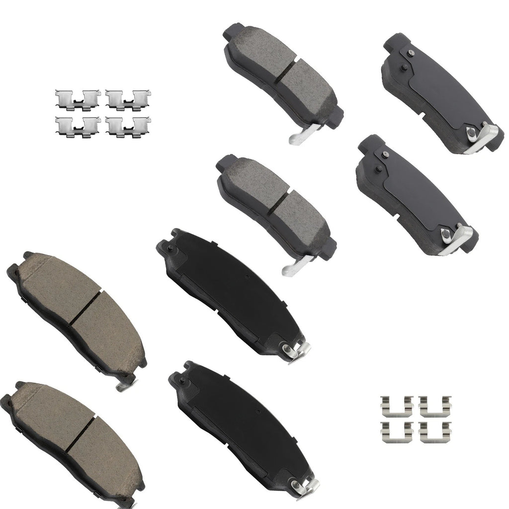 Front & Rear Brake Ceramic Pads for Kia Amanti (2004–2006) & Hyundai XG350 (2001–2005) & XG300 (2001–2005)