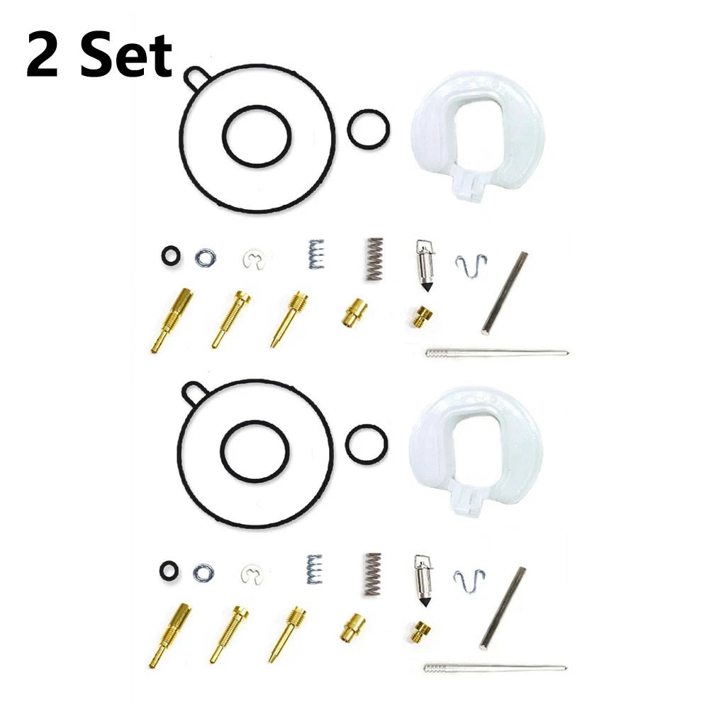 2X Carburetor Rebuild Repair Kit for Honda XR70R (2000–2003) CRF70F (2004–2005)